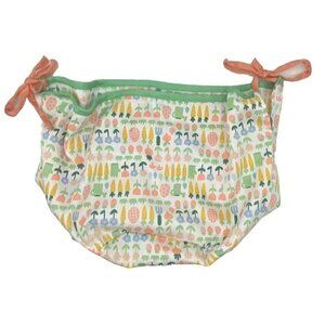 Handmade Basket Fabric Liner Easter Spring Gardening 10 " X 10" Bottom Flowers